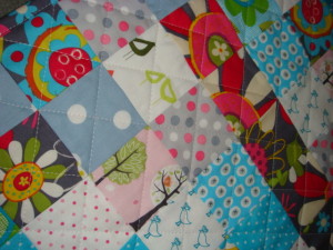 SalsySafrano Quilts. Handmade baby quilt.e