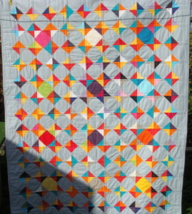Fallow Groups Quilt in the Simply Solids Bee: by SalsySafrano Quilts.