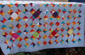 Fallow Groups Quilt in the Simply Solids Bee: by SalsySafrano Quilts.