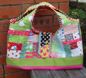 My Quilt As You Go Patchwork Tote.